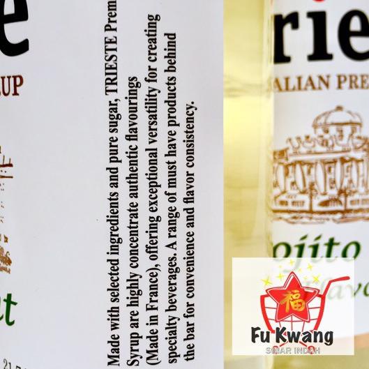 

SALE✅Sirup Trieste Premium Syrup Rasa Mojito Mint Flavour 650 ml|RA8