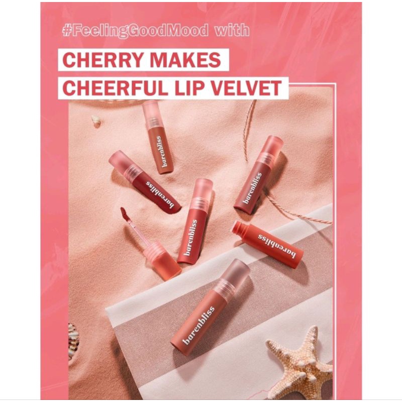 BNB Barenbliss Cherry Makes Cheerful Lip Velvet Korea Lip Cream | BNB Lip Velvet