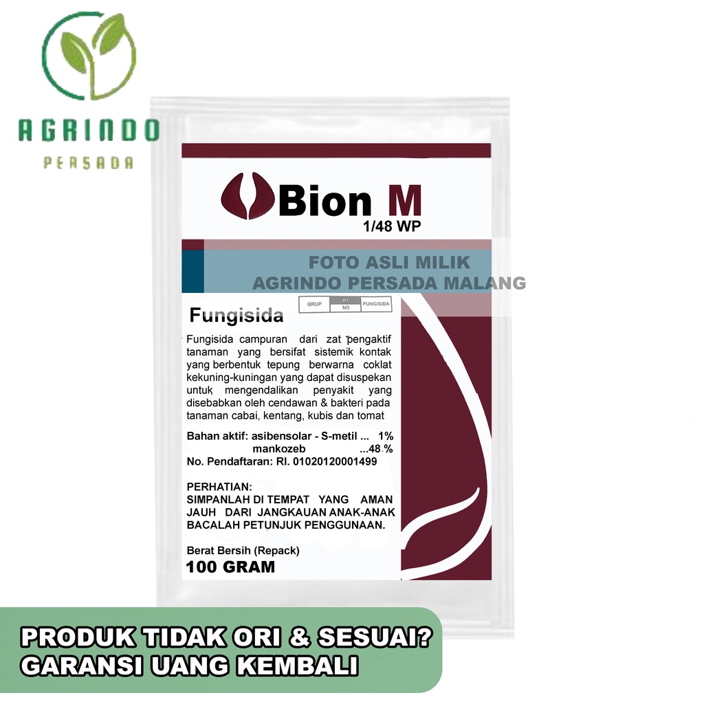 Fungisida Bion M 100 Gram | Fungisida Bion M 100gram Repack