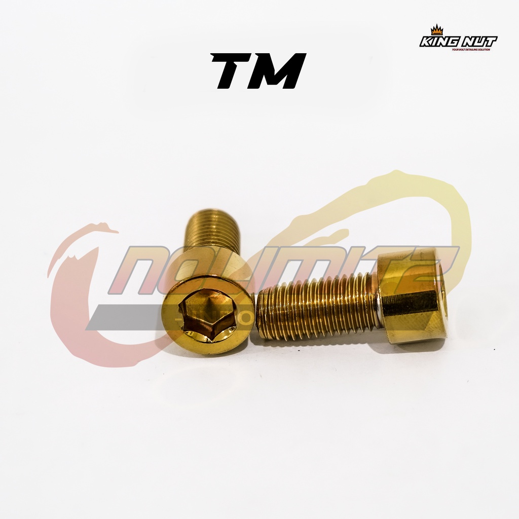 Baut L Set Tutup Lubang Spion Tomok Probolt King Nut Stainless Yamaha