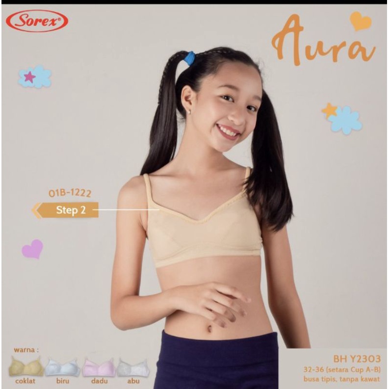 Bra miniset remaja perempuan Sorex Y 2303