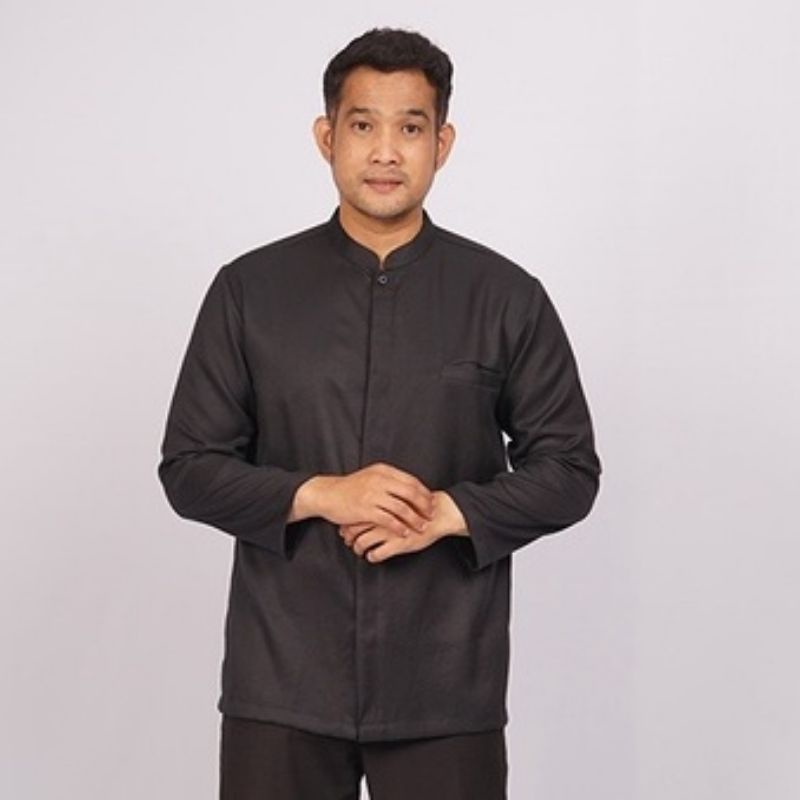 Elzatta Kemeja Pria Dewasa Lengan Panjang Koko Rayyan