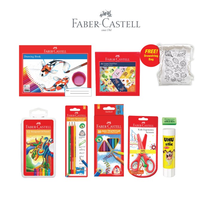 

FABER-CASTELL PAKET KEMBALI KE SEKOLAH (NURSERY/TK)