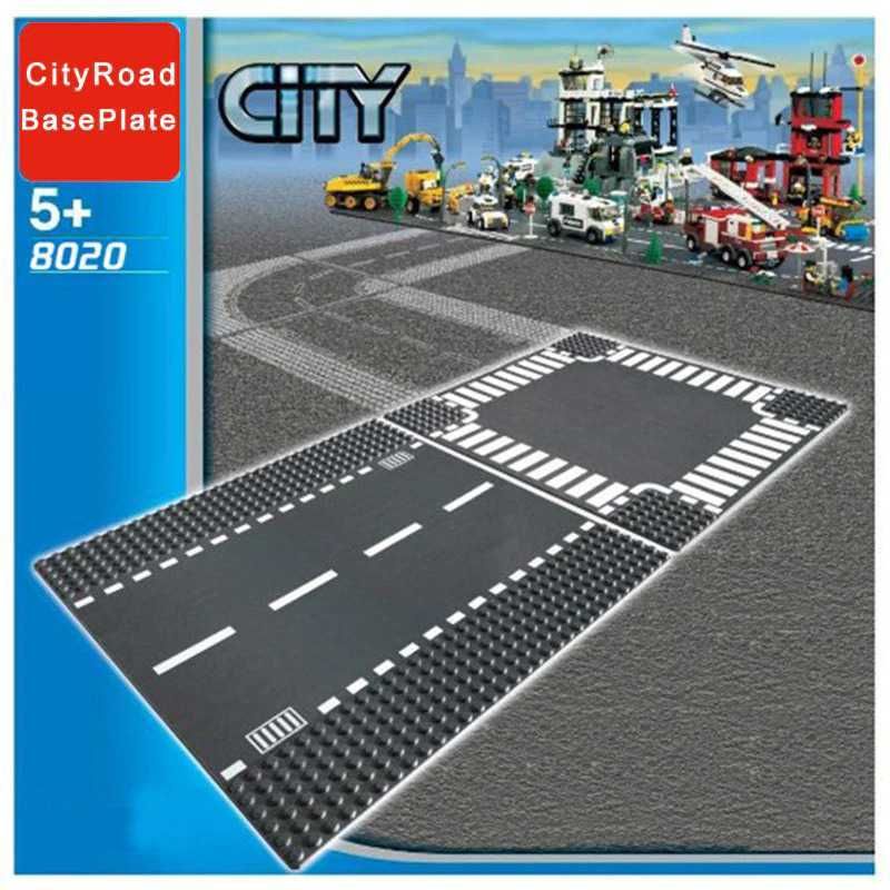 KACUU Base Plate LEGO Building Blocks 25.6 x 25.6 cm - KA-EN-213 Straight Road