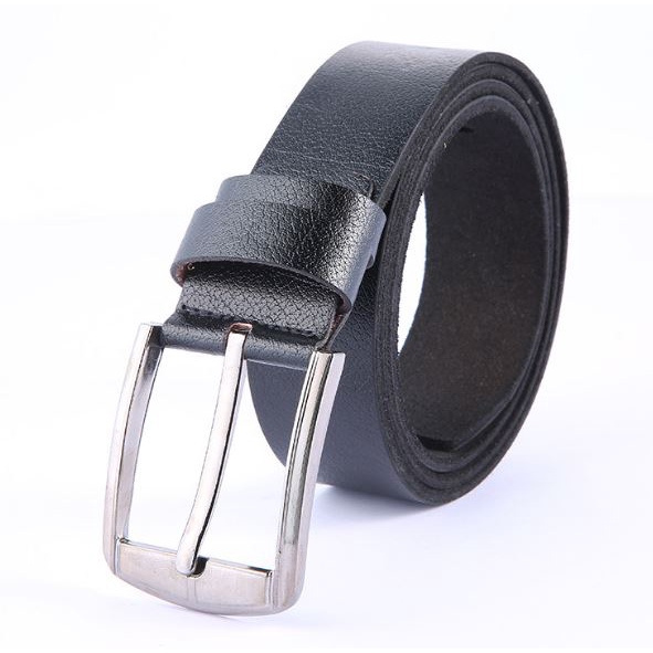 Ikat Pinggang Jarum Semi Kulit Hitam - BELT 699