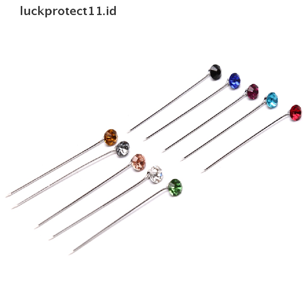 /Fashion Hot// Fashion// 30Pcs/Set Kristal Warna-Warni Snag Hijab Pin Kerajinan Dressmaking Bros Perhiasan.