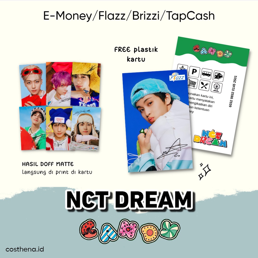 NCT DREAM CANDY E-MONEY/FLAZZ/BRIZZI/TAPCASH