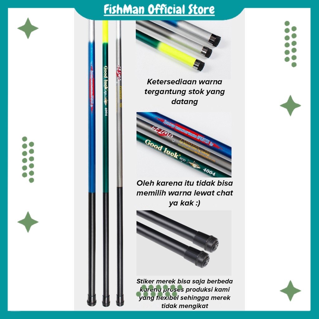 Alat Joran Pancing Tegek Giant Flag 1200 12 meter