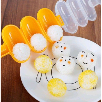 Rice Ball Shaker Bento / Cetakan Nasi Kepal Bulat Free Centong Nasi