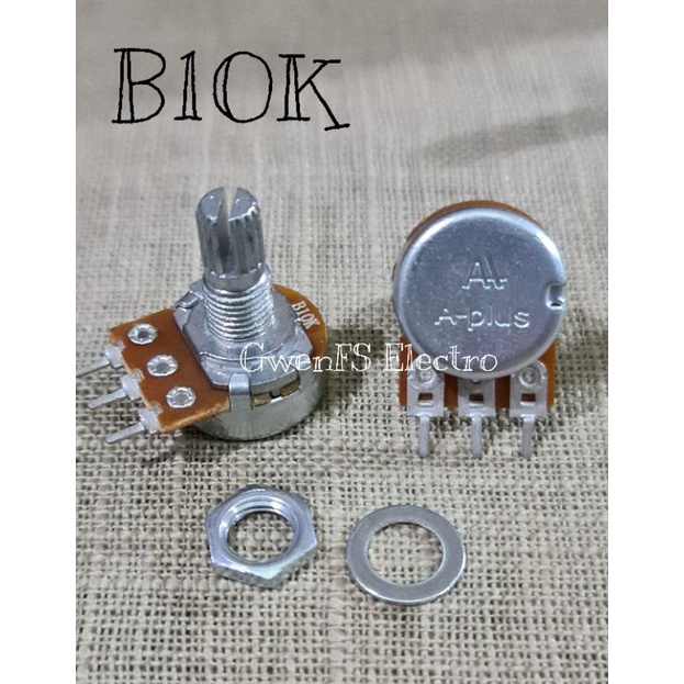 POTENSIO MONO 15MM AP B10K B20K B50K B100K AS Pendek A PLUS ORI