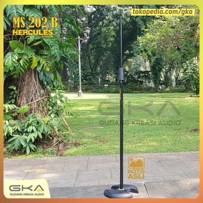 Termurah Hercules MS202B / MS-202B /MS 202B Stage Microphone Stand