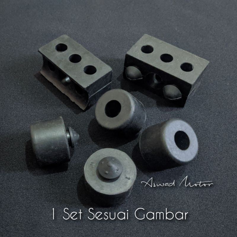 1Set Karet Ganjal Jok Honda Tiger Revo Original Set / Karet Bantalan Jok Tiger Revo / Karet Jok Hond