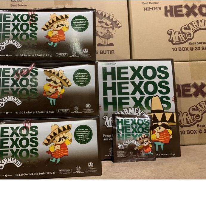 

Terkini permen hexos sarmento 1 box isi 30 sct!