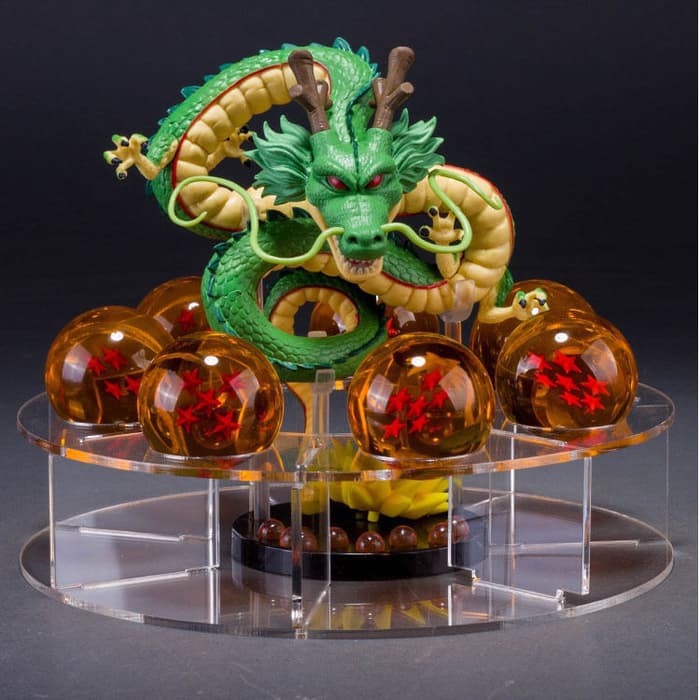Figure Shenron Figure Shenlong Figure Dragon Ball + 7 Bola Naga + Akrilik New