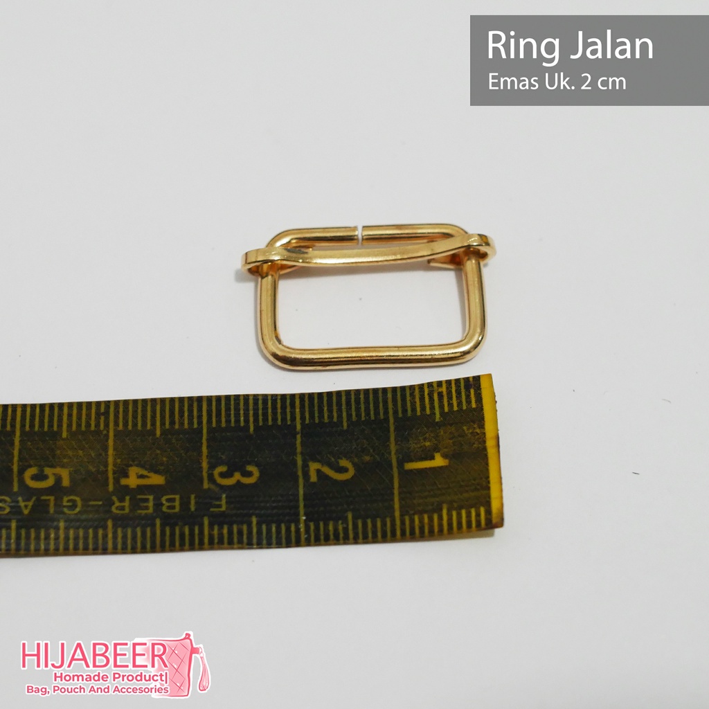 Ring Jalan Emas – Ring Tas 2 cm 3mm Aksesoris Tas /10pcs