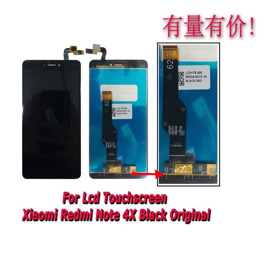 LCD TOUCHSCREEN BISA DI PAKAI UNTUK HP XIAOMI REDMI NOTE 4X - BLACK - LCDTS XMI