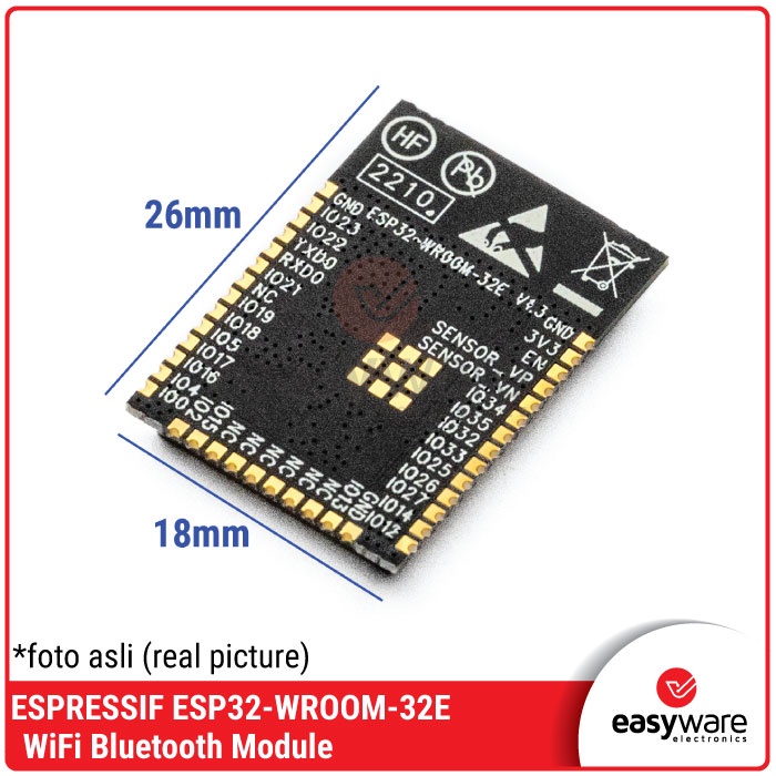 ESP32E ESP-WROOM-32 ESP32 Bluetooth and WIFI Chip Module