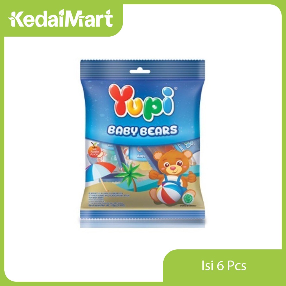 

Yupi Bear Mini Bag Isi 6 x 50 Gram