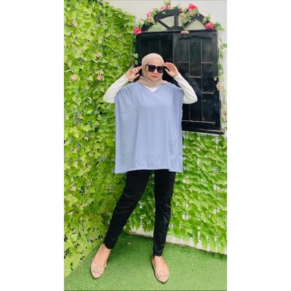 BLOUSE KALONG NAGITA/ATASAN CRINGKLE AIRFLOW WANITA