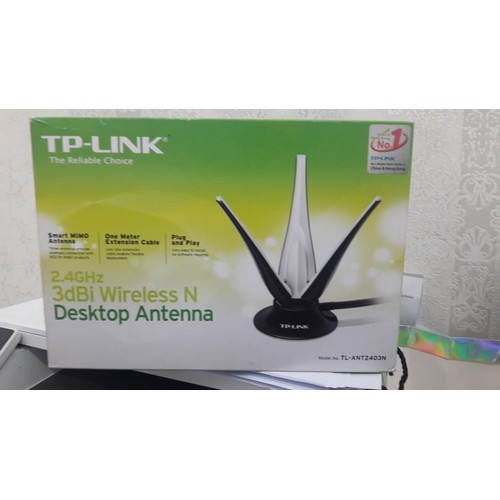 TPLink TL-ANT2403N 2.4GHz 3dBi Wireless N Desktop Antenna TP-Link TL ANT2403N N