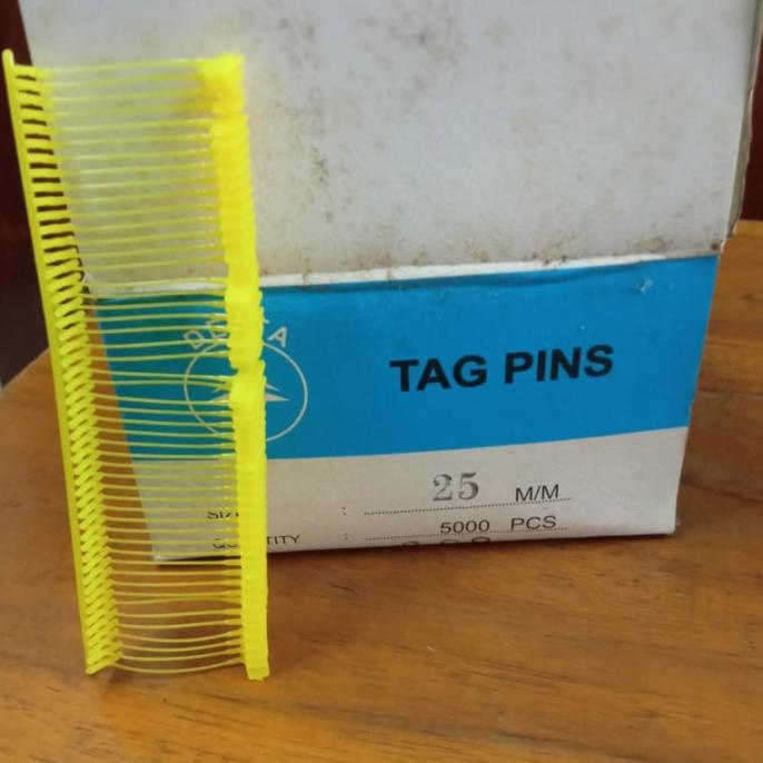 tag pin pakaian, tag pin laundry, 25mm warna, quality export