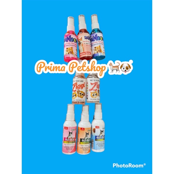 Parfume anjing kucing merek ZIGGY RAINBOW dan BUL BUL