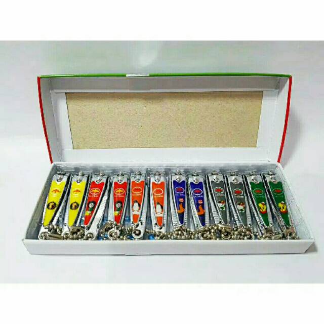 (VCM) Potongan kuku baichang original isi 12 pcs gunting kuku