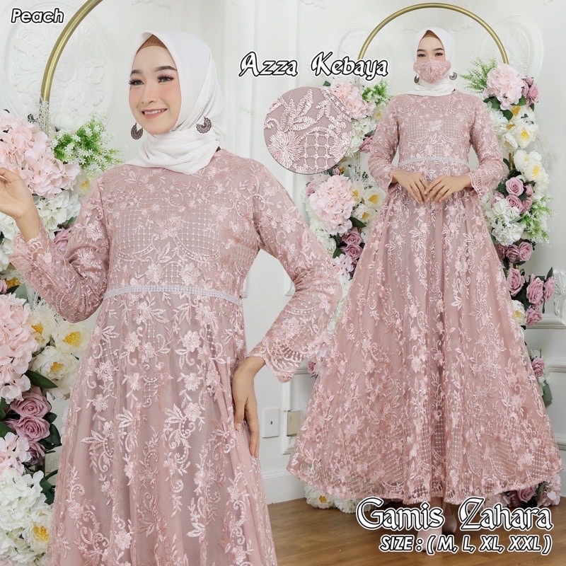 (Bayar di tempat ) Gamis Ria Ricis - Gamis Modern - Gamis kebaya Modern - Gamis kondangan - Gamis terbaru - kebaya Gamis