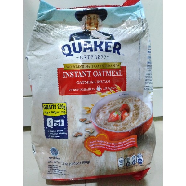 

Quaker oat instant / Quaker instant oatmeal 1200 gr