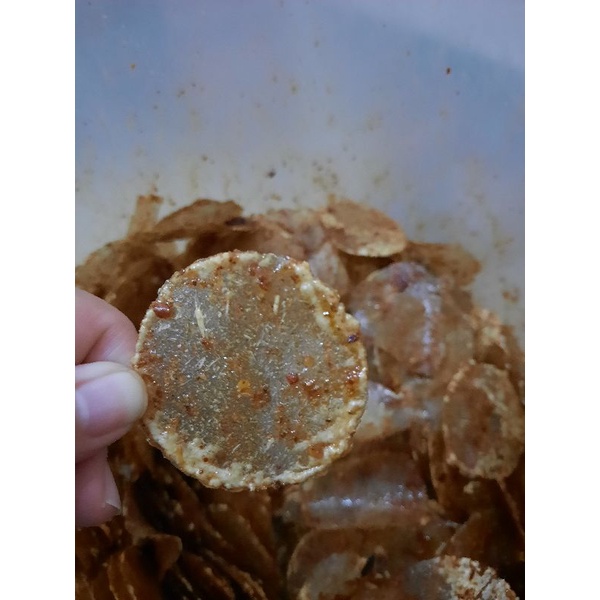 

kripik kaca pedas daun jeruk