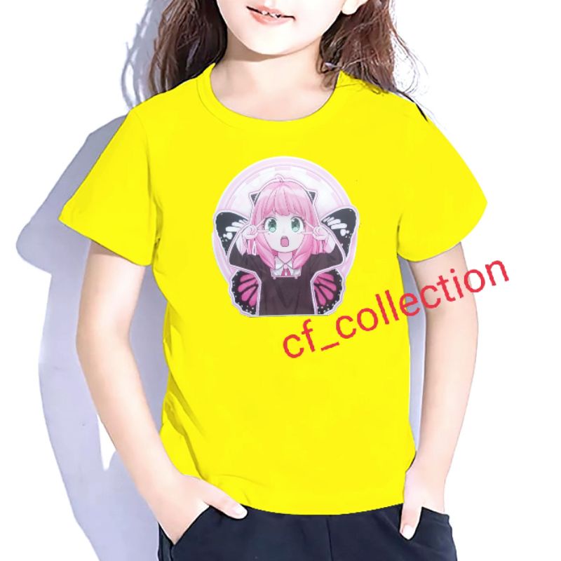 KAOS ANAK PEREMPUAN GAMBAR DTF PRESS 1 10 TAHUN