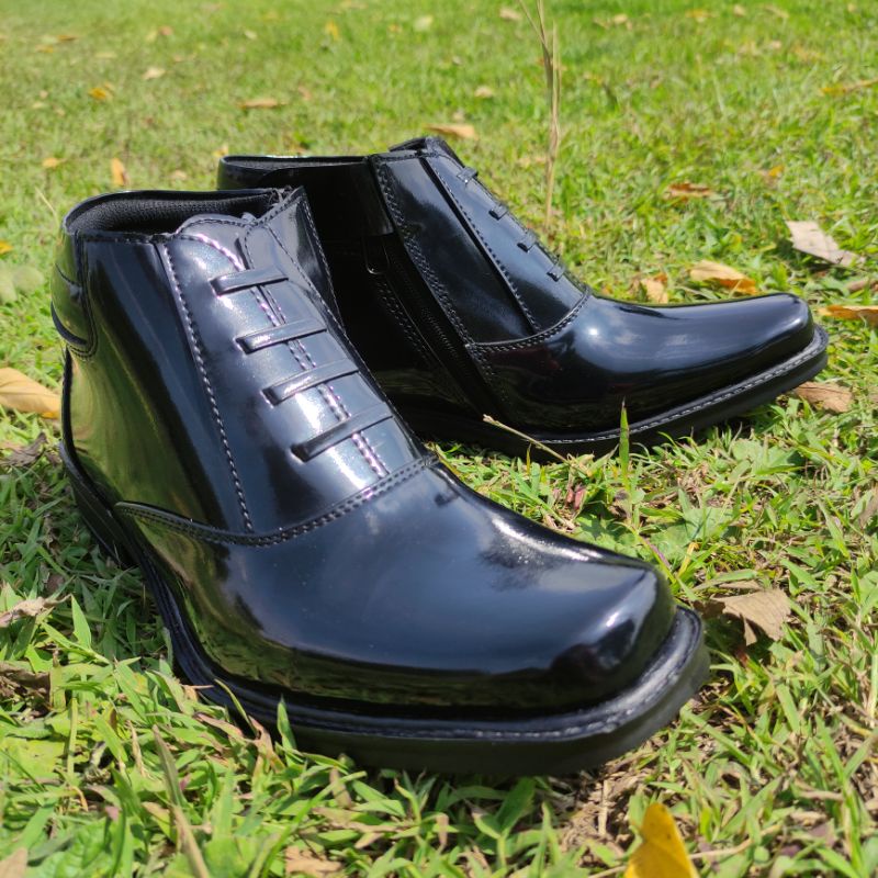 Sepatu PDH 03 TNI POLRI SECURITY SATPAM DINAS FORMAL KERJA Sepatu Kantor Karyawan Guru