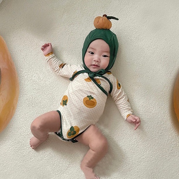 [FREE TOPI] 0-18bln | JUMPER PAKAIAN BAJU ANAK BAYI KARAKTER BUAH SAYUR HALLOWEEN COSPLAY JUMPSUIT ROMPER TMGF PB5