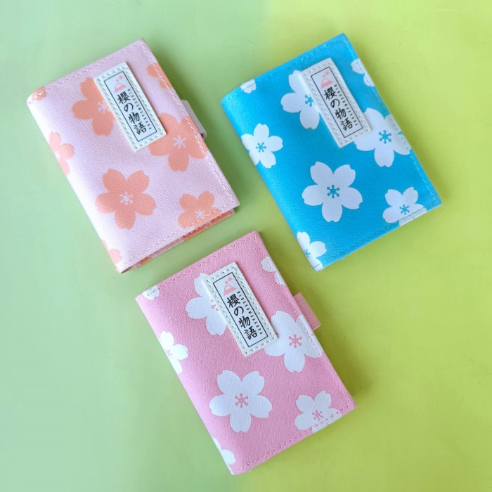 

Mikado Card Holder / Tempat Kartu ATM Dompet Kartu Credit Card - Sakura Blue