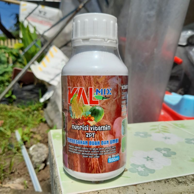 Pupuk cair KALMIX plus nutrisi vitamin zpt 500ML SPESIALIS PEMBESAR BUAH DAN UMBI/PUPUK BUAH DAN UMB