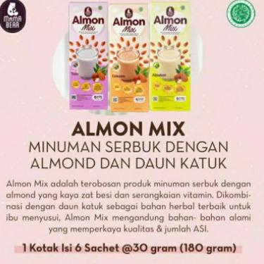 "Barang Bagus MamaBear Almon Mix Susu Almond + katuk ASI Booster pelancar asi Asi Booster penambah a