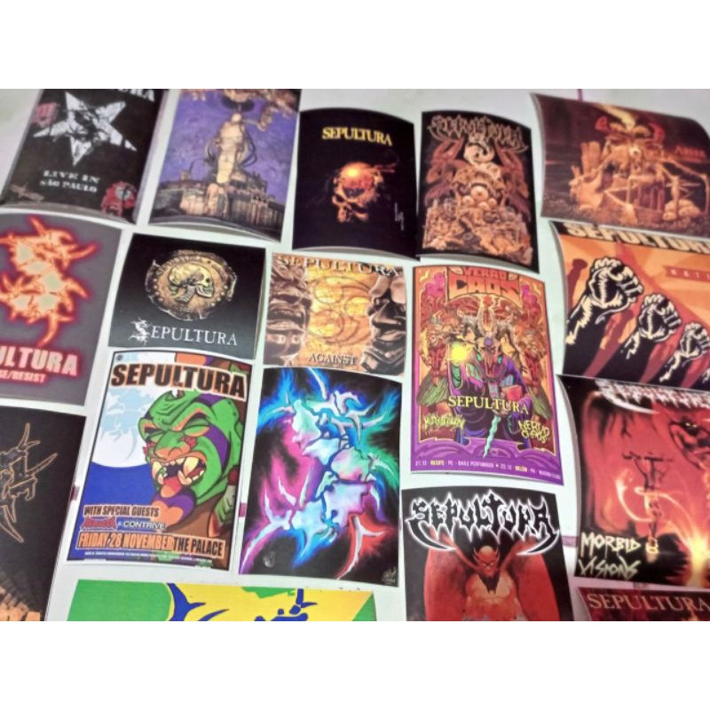 

Stiker Band Sepultura Heavy Metal - Aksesoris Sticker Pack