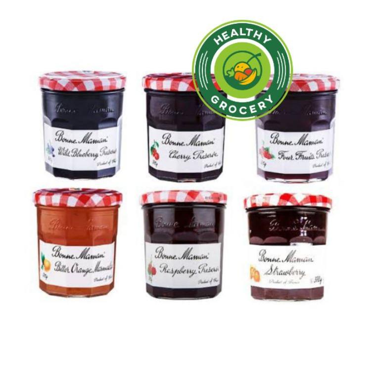 

[PRODUK DS8S7] Bonne Maman All Varian 370gr Selai Orange Marmalade Raspberry Blueberry Strawberry bone mama RCF