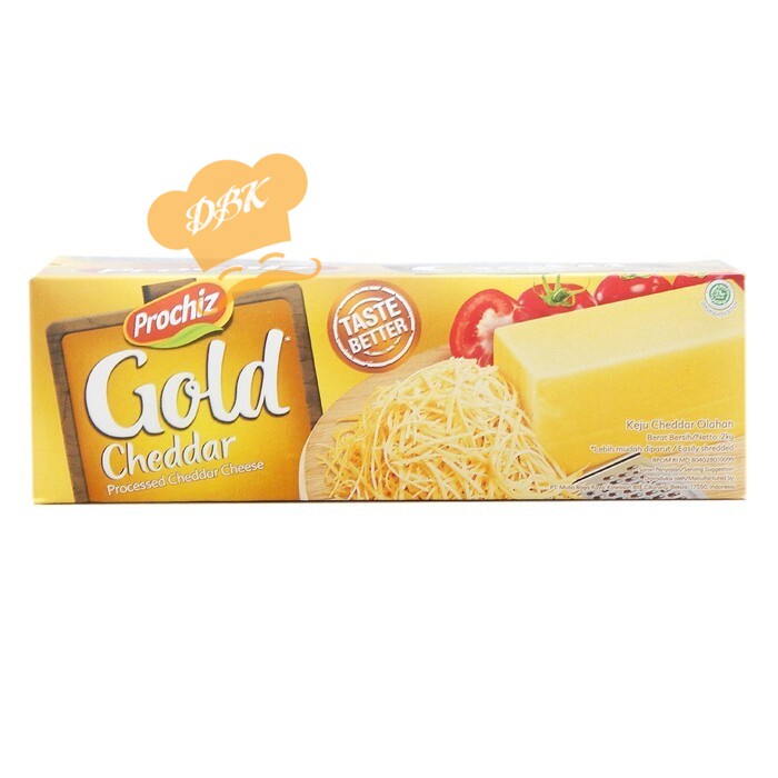 

Prochiz Gold 2kg KEJU CHEDDAR CHEESE BLOK