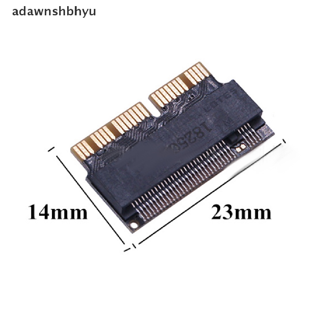 Adawnshbhyu M2 SSD Adapter NVME Untuk MacBook AIR A1465 A1466 MacBook Pro A1398 A1502 ID