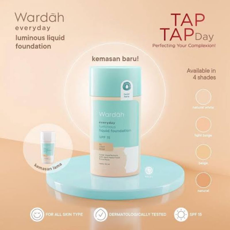 Wardah Everyday Luminous Liquid Foundation