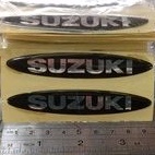Emblem logo stiker timbul suzuki shogun 125