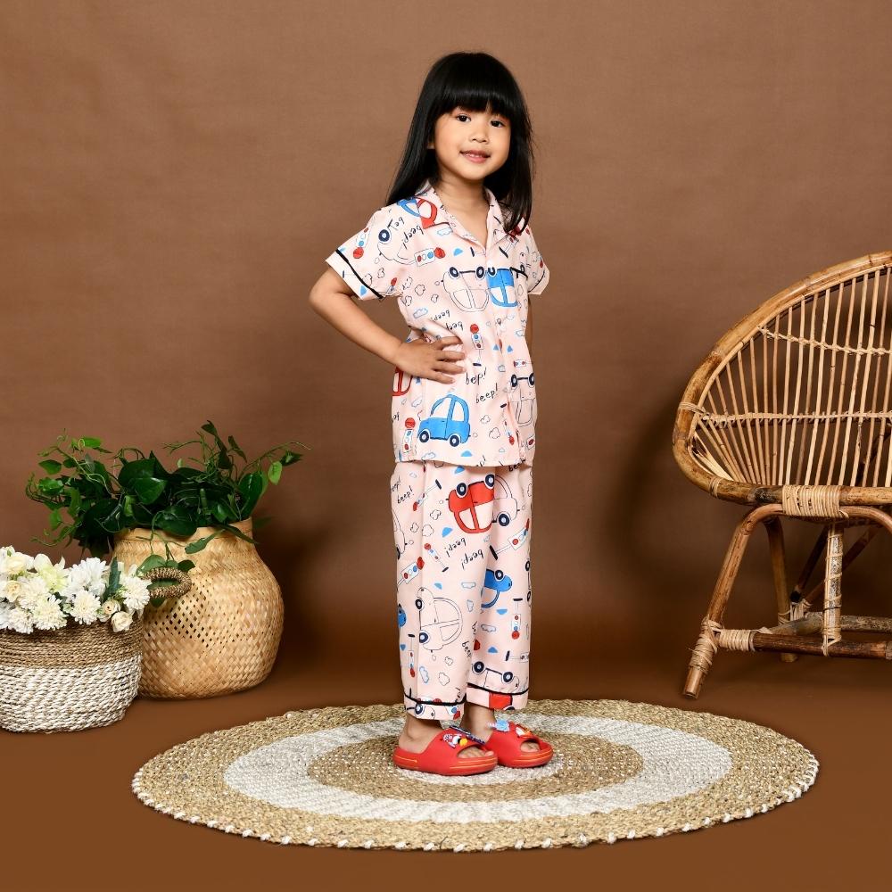 Cleopatra Piyama Anak Perempuan 1 - 6 Tahun ( Kids Edition ) Motif Karakter / Baju Tidur Anak - 1