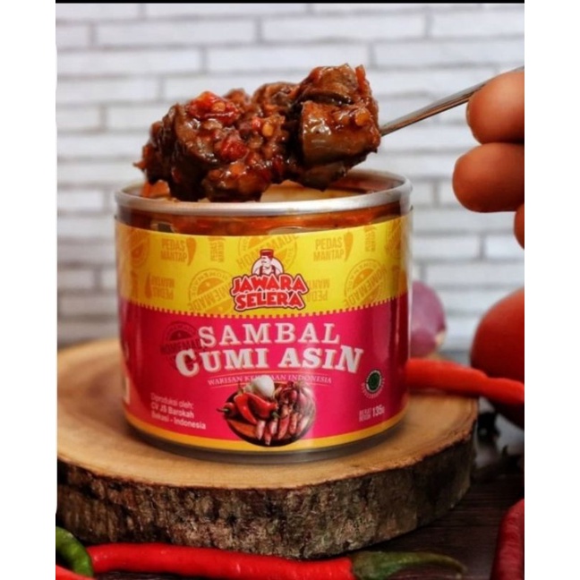 

Sambal Cumi Asin Sambel Baby Cumi Jawara Selera