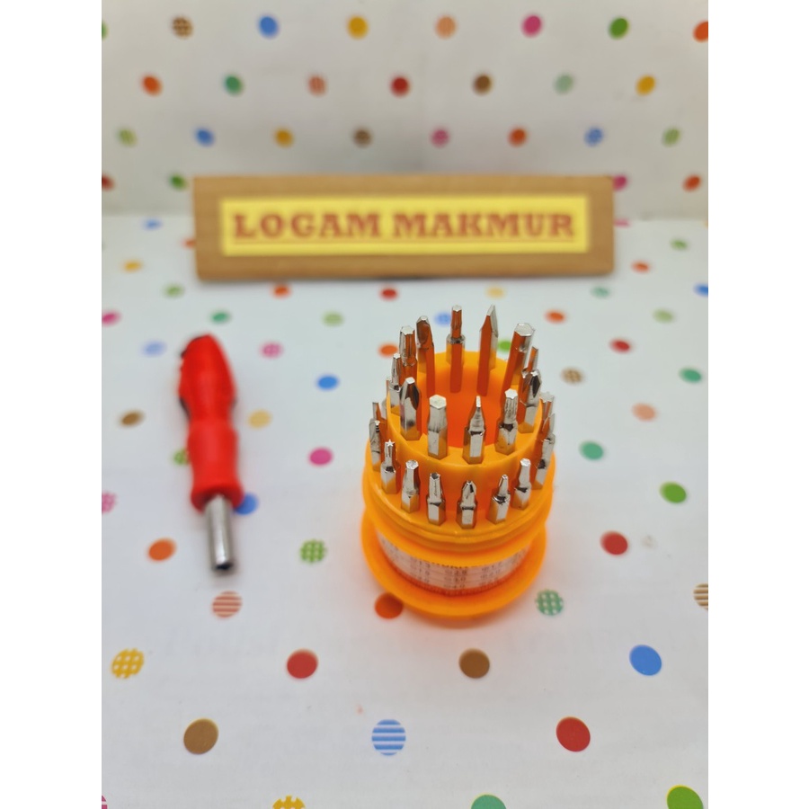 1 SET - OBENG KECIL SERBAGUNA KOMBINASI LENGKAP