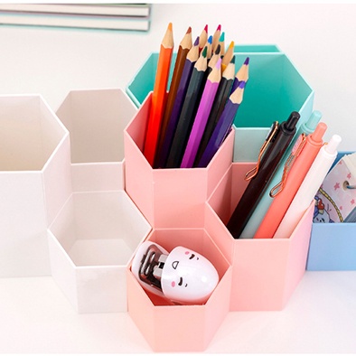 ♚𝐓𝐒 𝟗𝟑𝟏♚Kotak Pensil Organizer 3 Layer Tempat Pensil 3 Slot 3 in 1