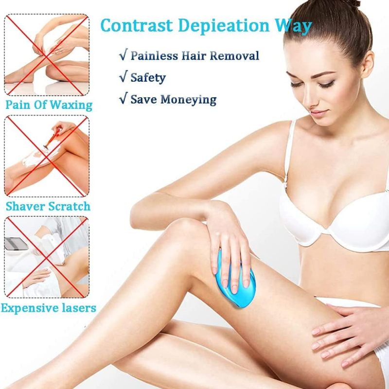 Epilator Penghilang Bulu Tubuh Nanoglass Aman Portable Hair Removal Painless Epilator