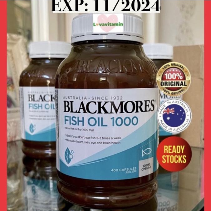 Blackmores Fish Oil 1000mg 400