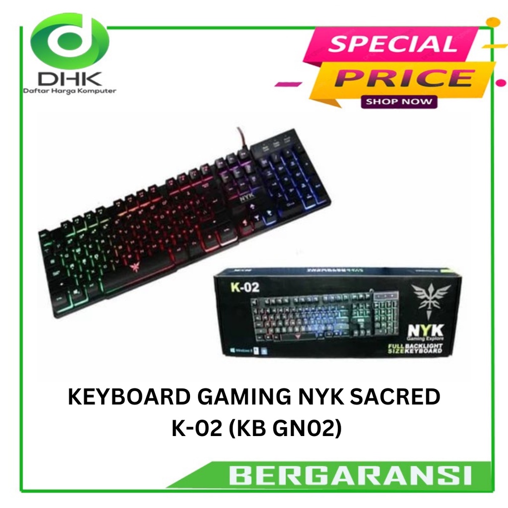 KEYBOARD GAMING NYK SACRED K-02 (KB GN02)