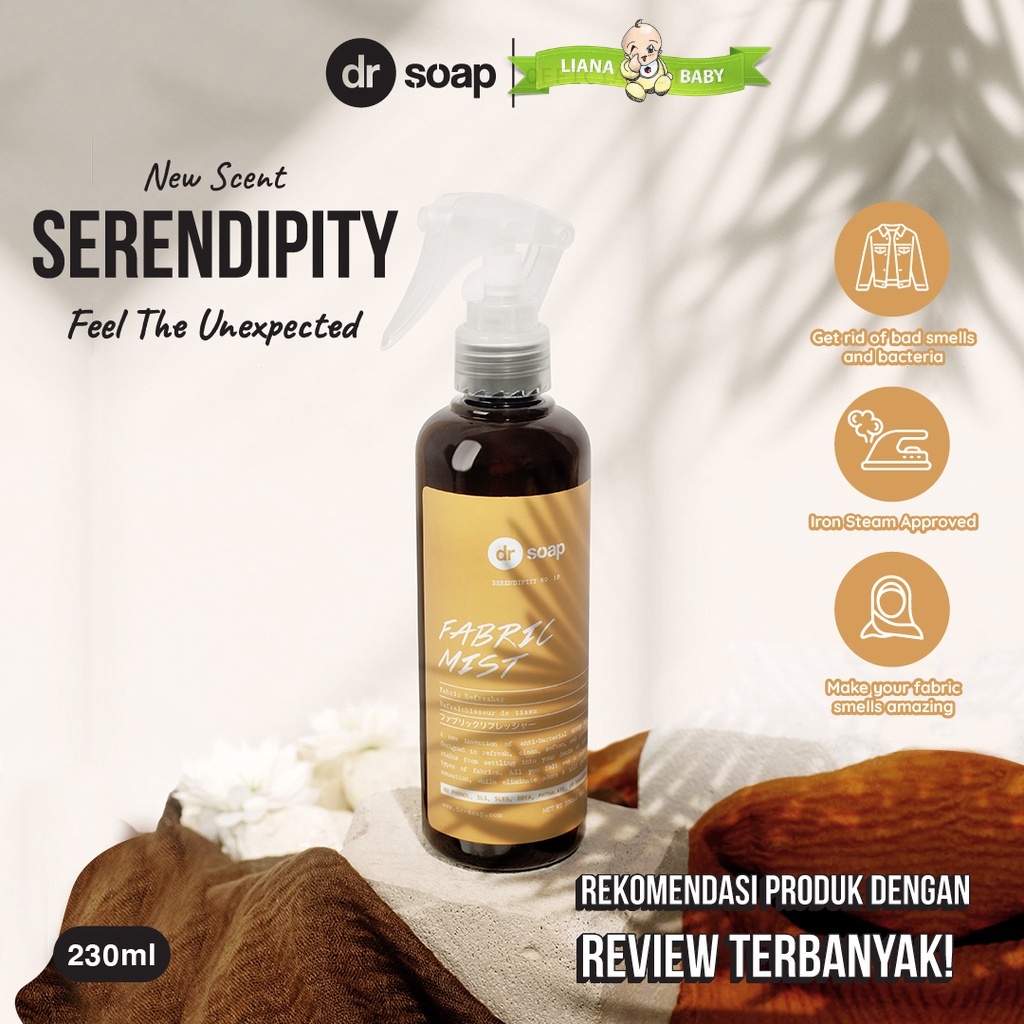 DRS04 DR SOAP FABRIC MIST URBAN SHEE / SERENDIPITY SEMPROTAN ANTI BAKTERI